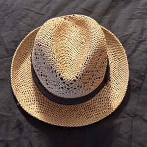 H&M Straw Fedora. Size L.